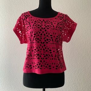 Pink top with cute details!
